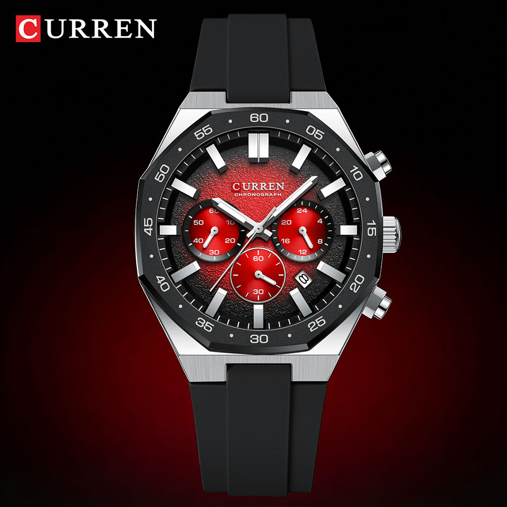Accessories With Watch - Мужские спортивные часы CURREN Fashion Casual