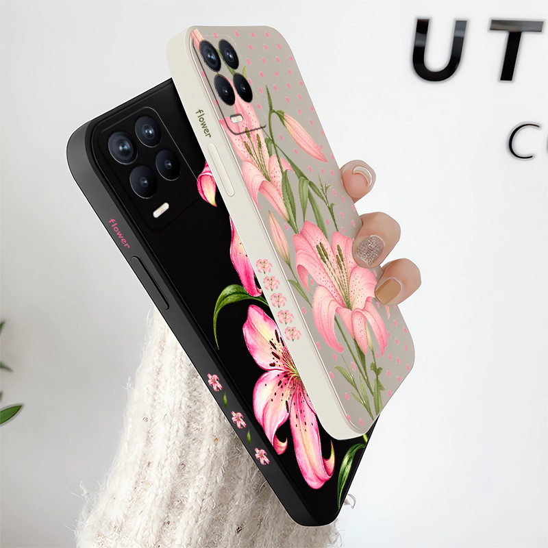 Розовый чехол с цветочным узор – обзор и цена Realme Note 50