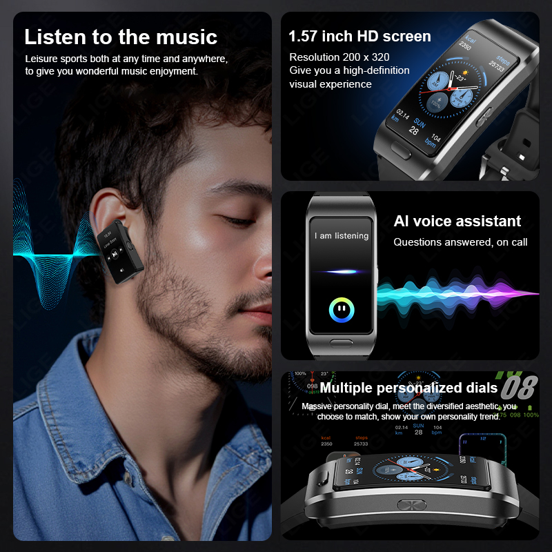 Новые умные часы 2 в 1 с Bluet – обзор и цена Smartwatch Headset