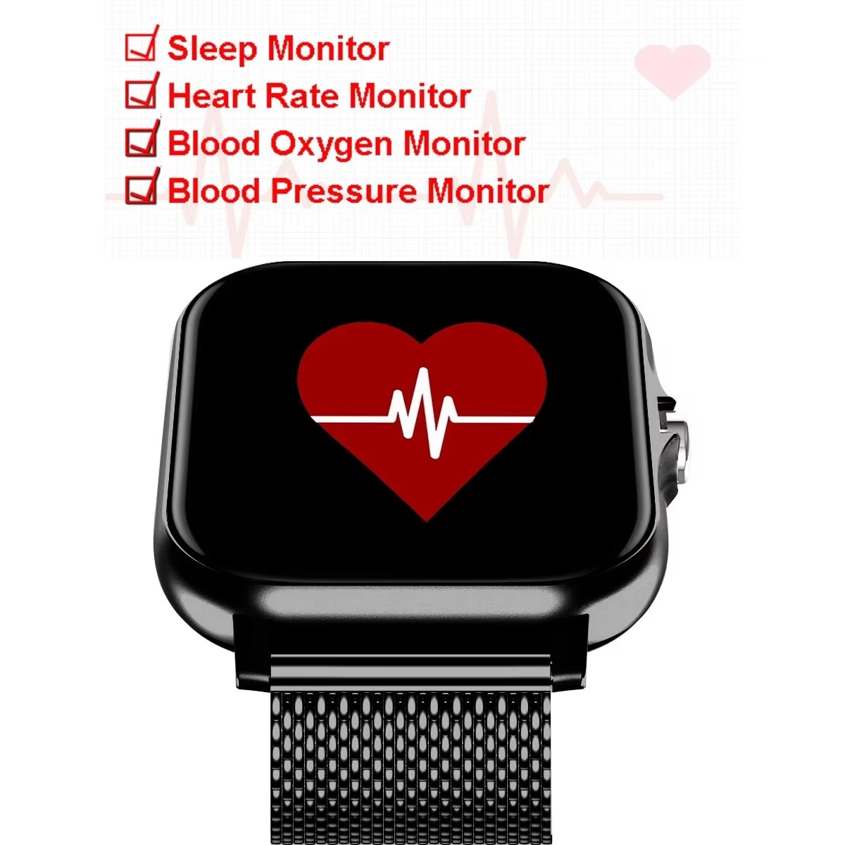 1,83-дюймовые водонепроницаемы – обзор и цена Smartwatch Instagram