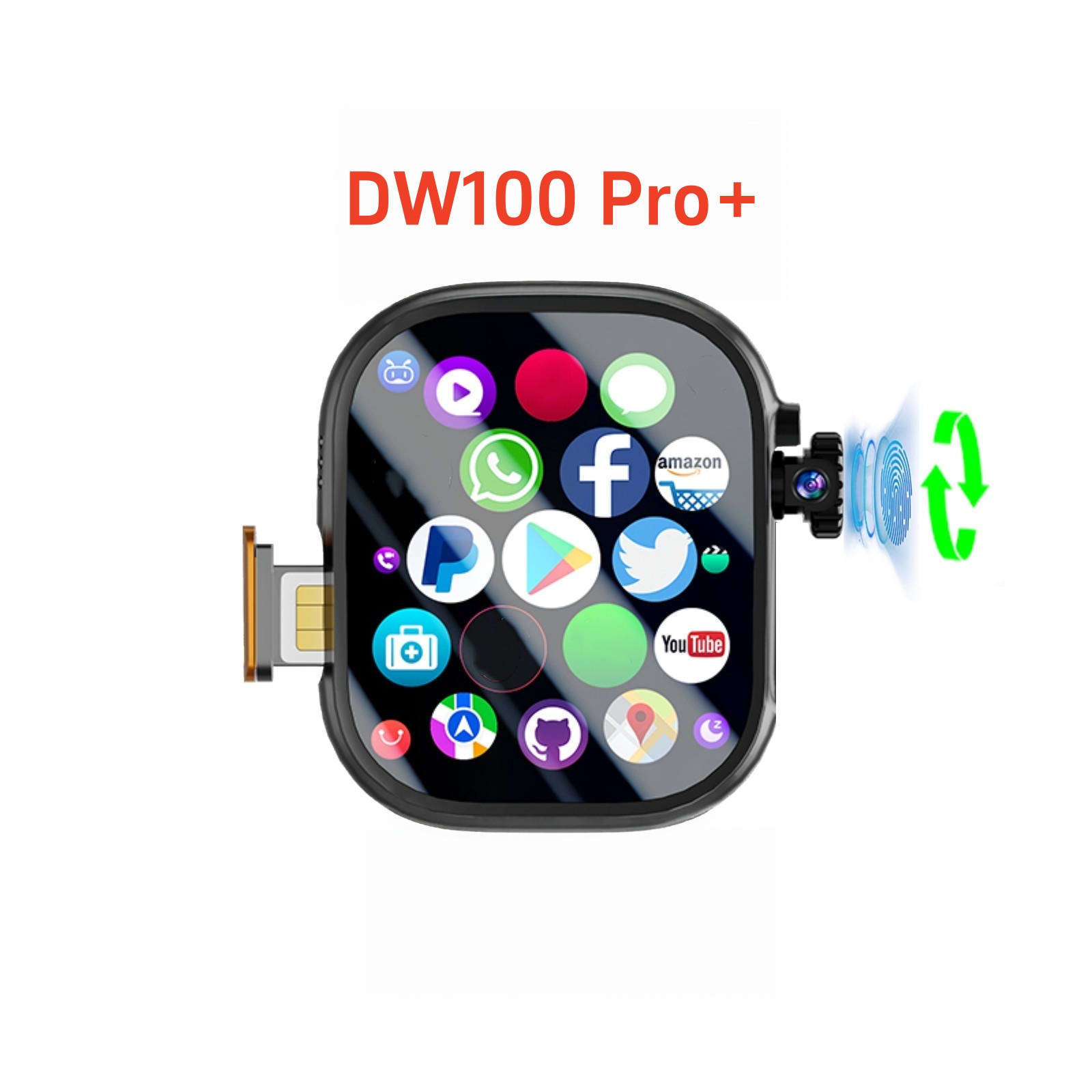 Оригинальные умные часы DW100  – обзор и цена Smartwatch Id