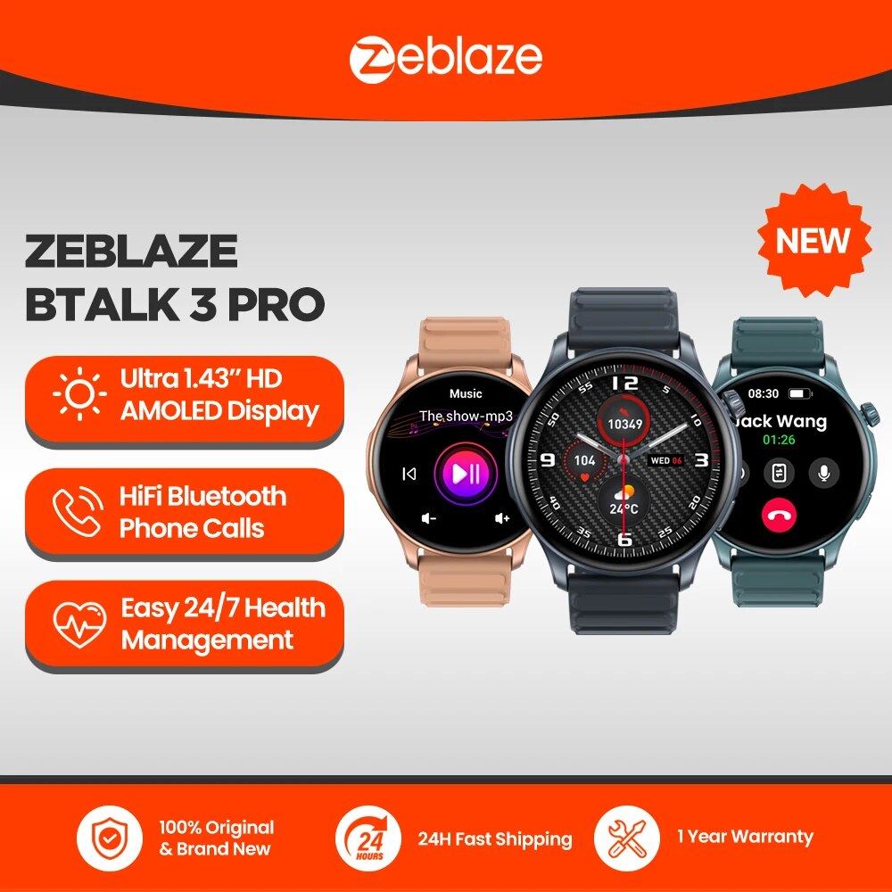 Новые умные часы Zeblaze Btalk – обзор и цена Smartwatch Face