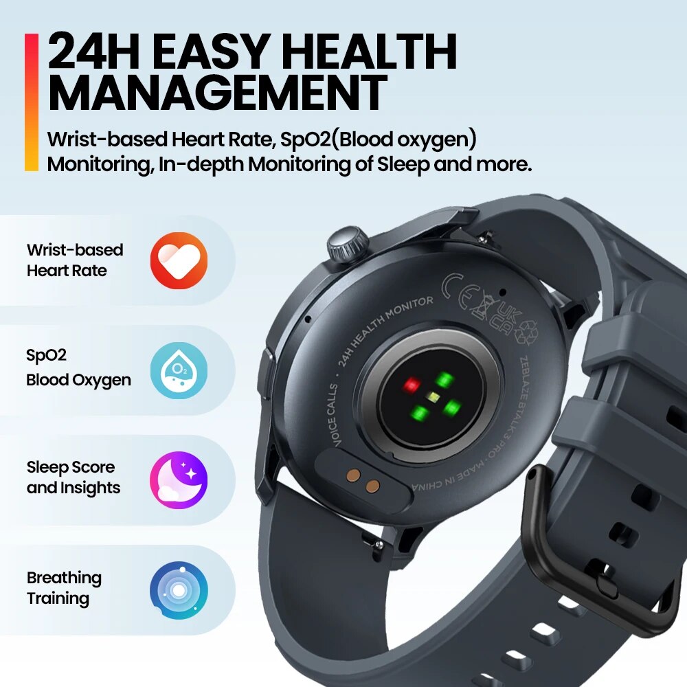 Новые умные часы Zeblaze Btalk – обзор и цена Smartwatch Face