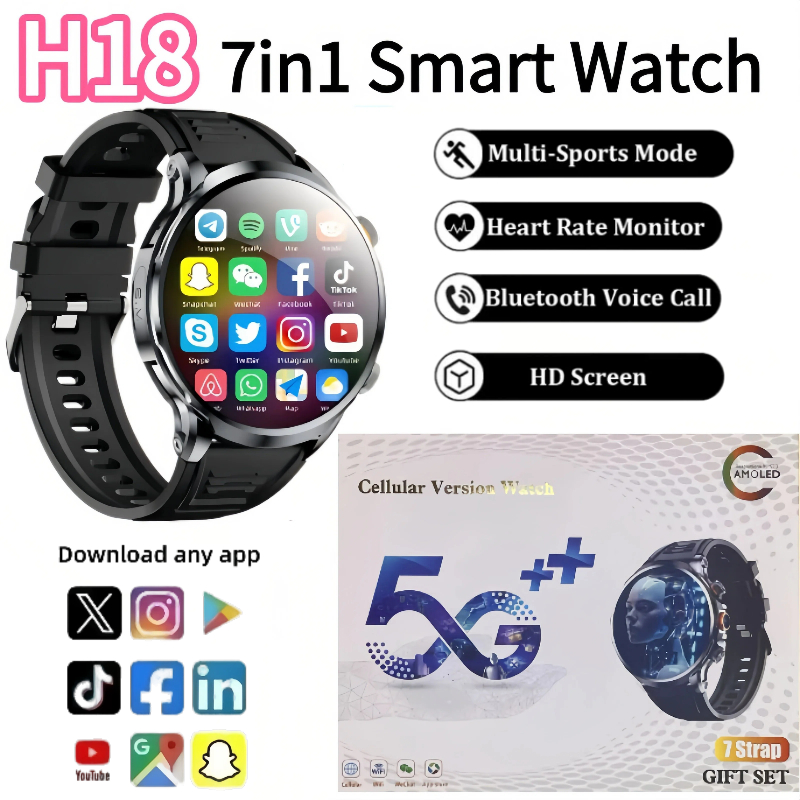 Смарт-часы H18 на Android с 4G – обзор и цена Smartwatch Store