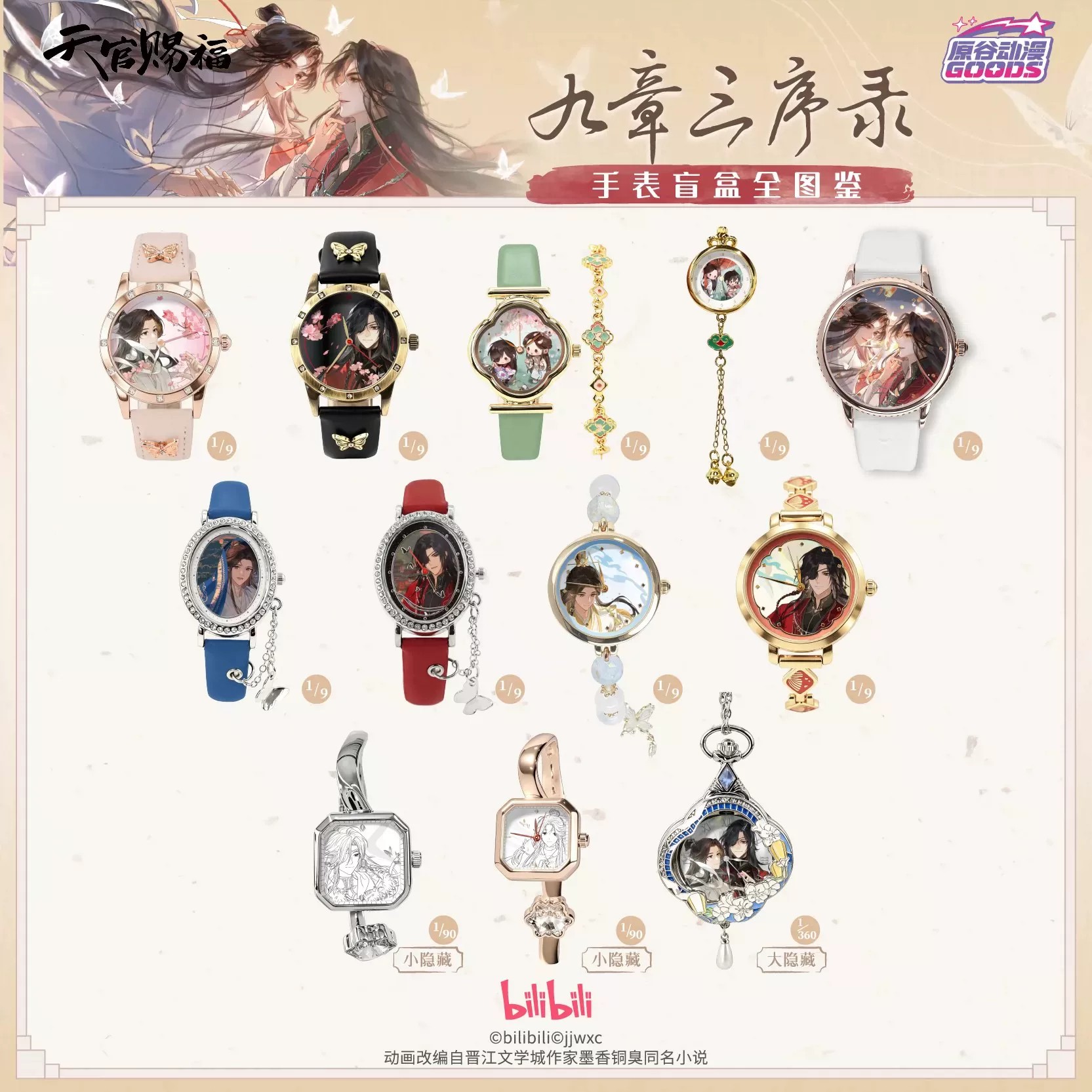 TGCF Тянь Гуань Ци Фу Хуа Чэн  – обзор и цена Accessories With Watch
