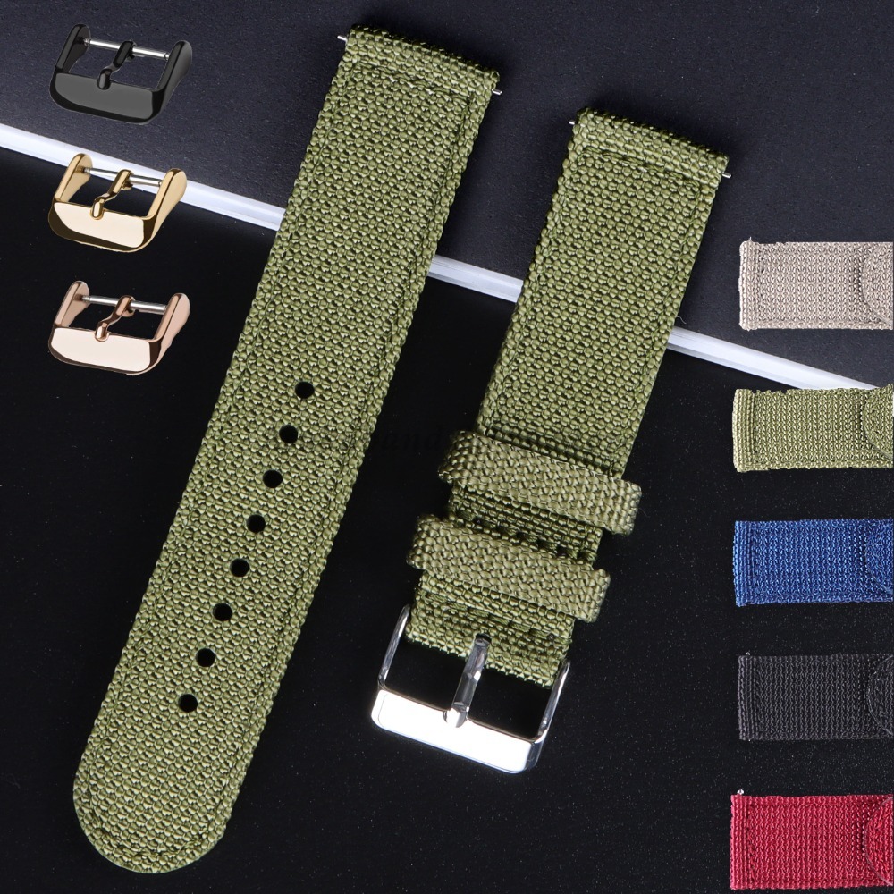 Нейлоновый холщовый ремешок 18 – обзор и цена Nylon Nato Strap