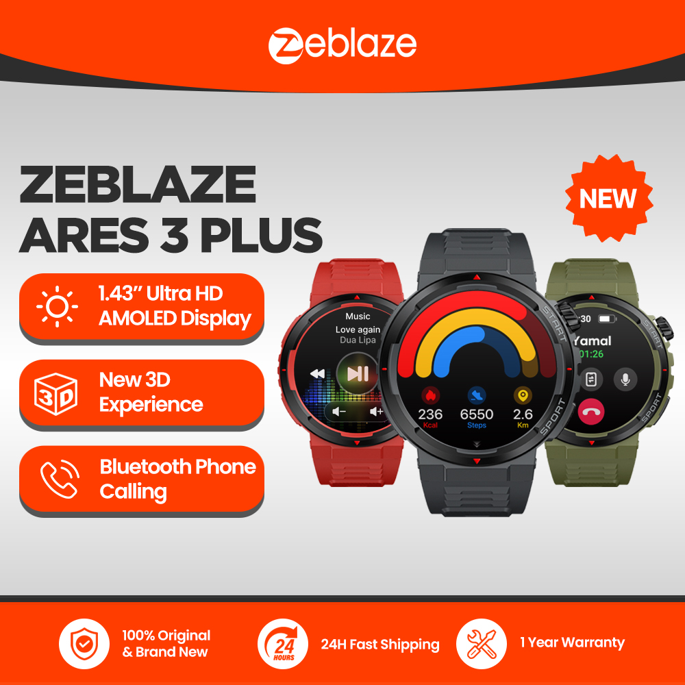 Новые умные часы Zeblaze Ares  – обзор и цена Smartwatch Face
