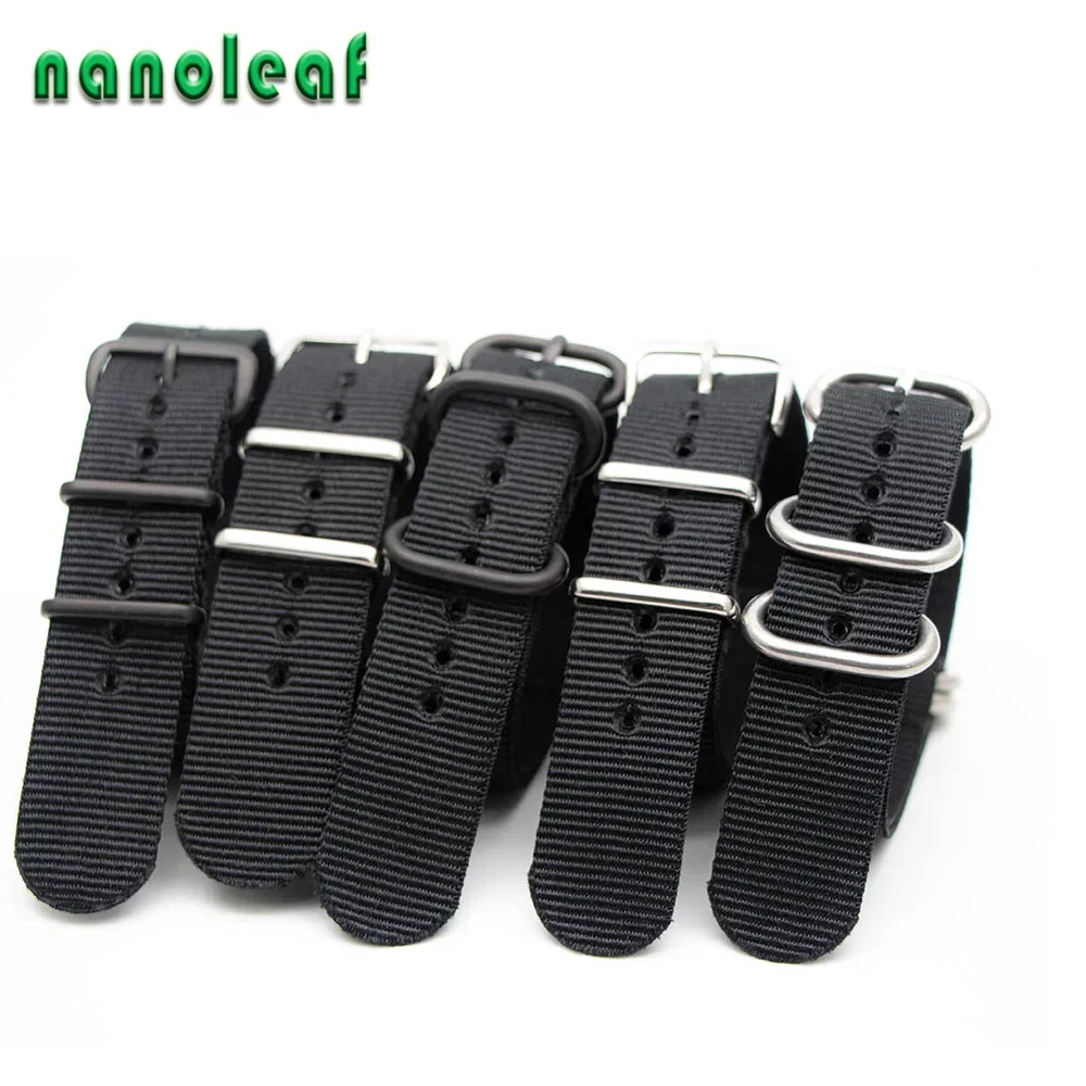 Черный нейлоновый ремешок для  – обзор и цена Nylon Nato Strap