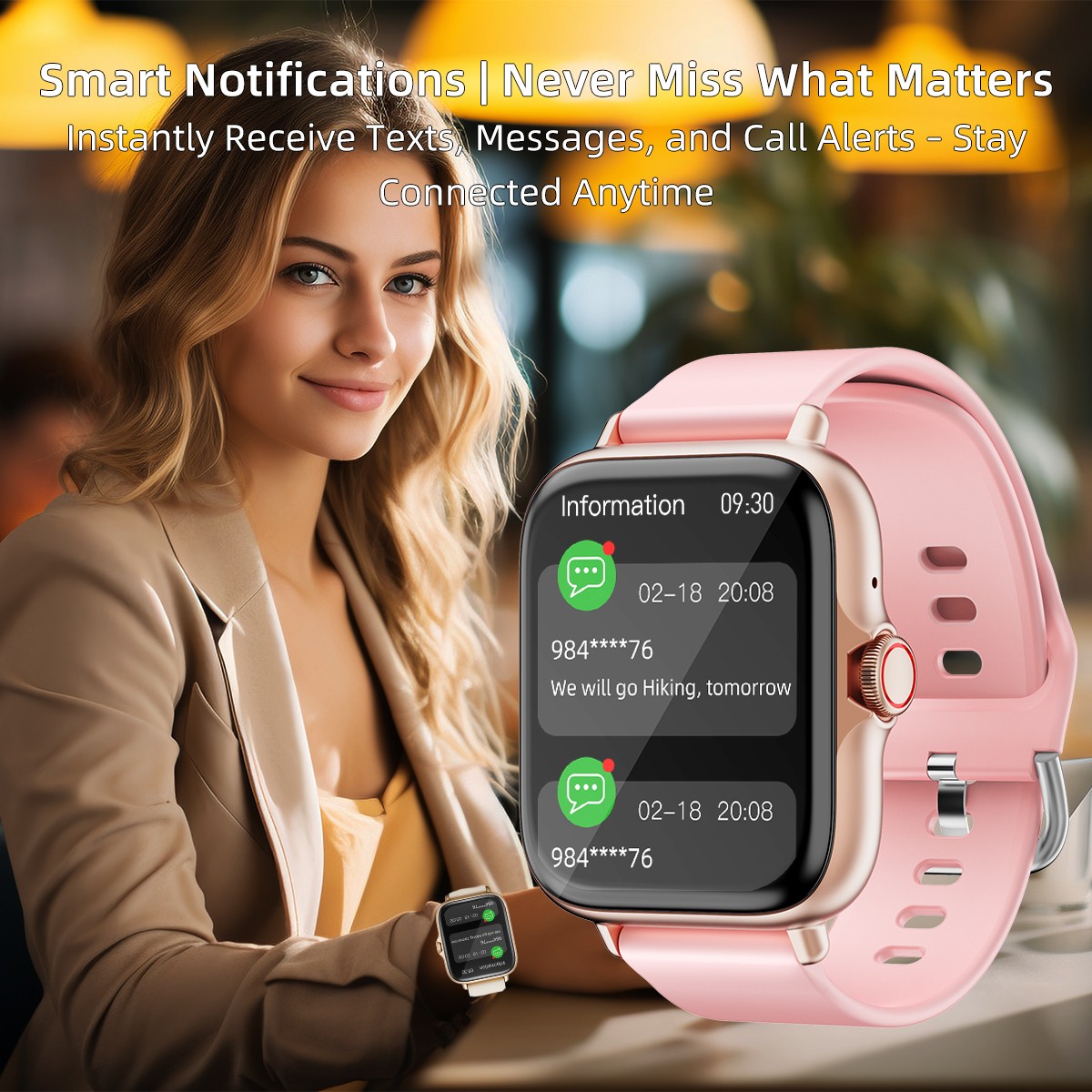 Умные часы с беспроводной связ – обзор и цена Smartwatch Instagram